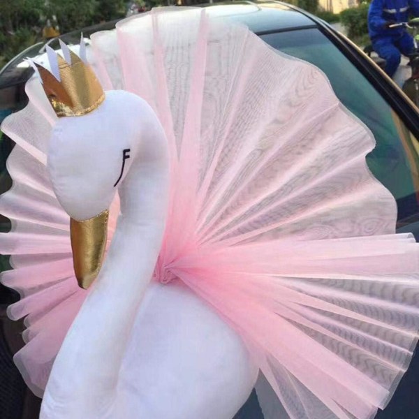 3D Gaze Swan Head Hängande Barnrum Dekoration