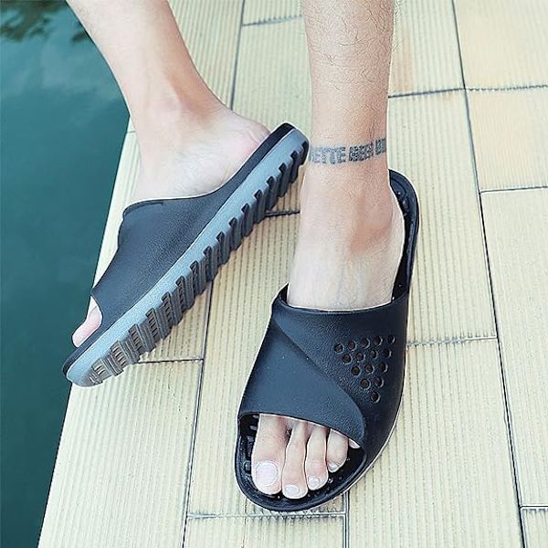 Unisex Duschskor Herr Dam Tunga Snabbtorkande Inomhus Hem B