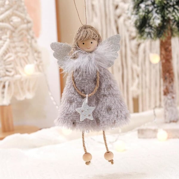 3 delar Angel Doll Hängen, Christmas Hanging Angel Doll Penda