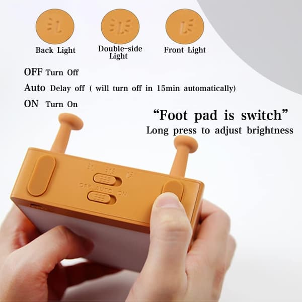 Sleepy Night Light Justerbar Senger Baby USB Lader Timer, C