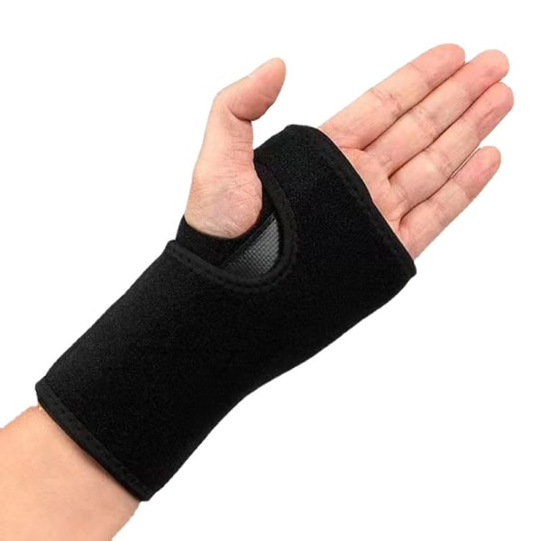 Carpal Tunnel håndledsstøtte 1 par sort håndledsstøtte til Tendini