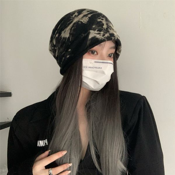 Tynn, Tie-dyed japansk frisørhette Frisk, kul vind Versat