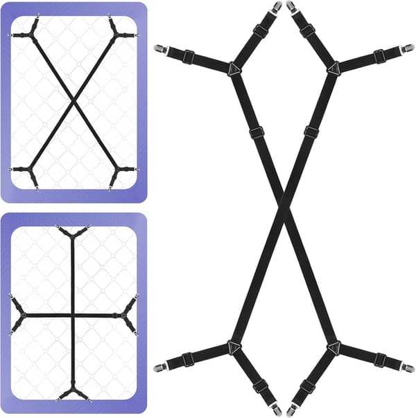 Arkbandsfäste - 2 set/8-vägs, justerbart tvärbandsfäste,
