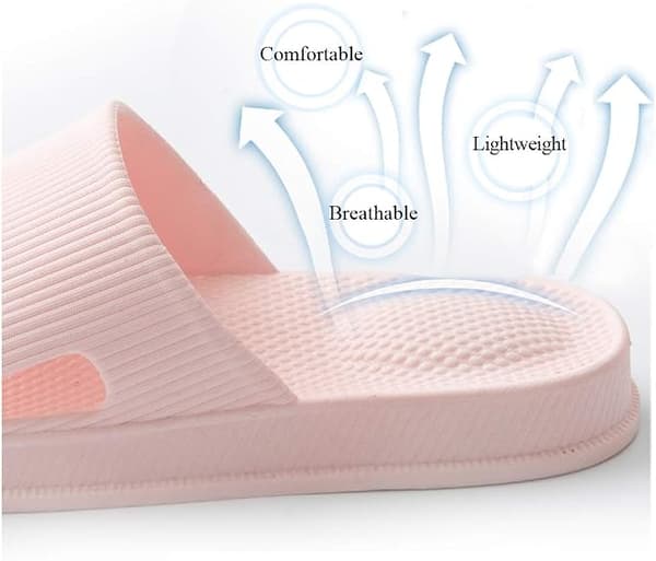 Badeslippers Massage Skum Slidstærk Spa Brusesandal til
