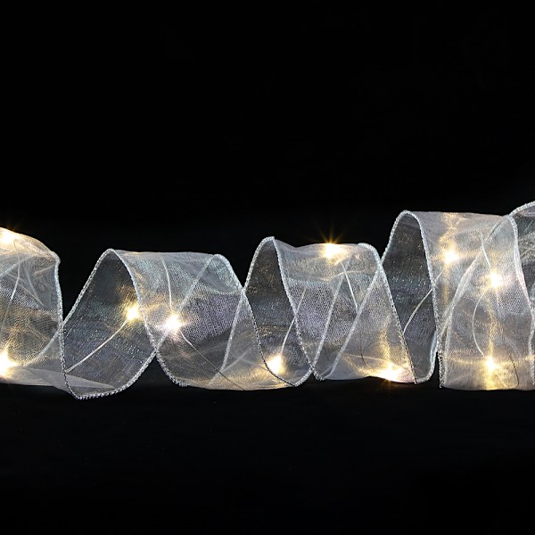 1M Lykta String Mesh Julgran Band Hängande Mesh Xmas T