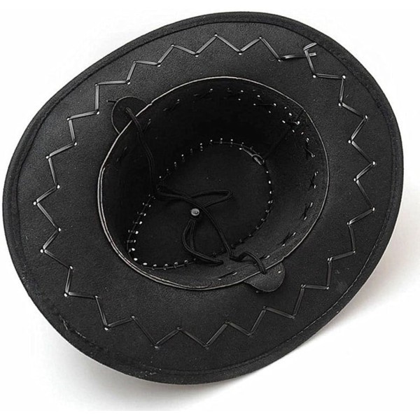 Knight Hat Mongolisk Präriehatt (svart)