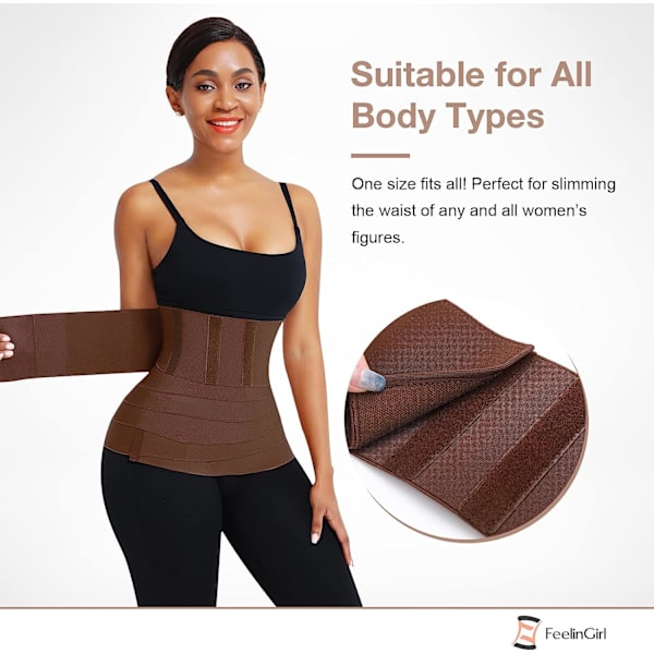 Midjetränare för kvinnor Wrap Waist Trainer Band