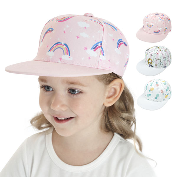 Barnebaseballcaps for jenter og gutter
