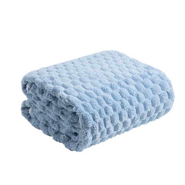 Koralli sametti imukykyinen ja ei ole helppo menettää hiuksia kylpypyyhe Blue