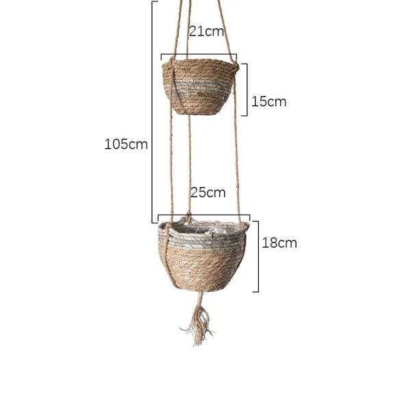 Hängande växtkorg, inomhus utomhus hängande planter, hängande Pl