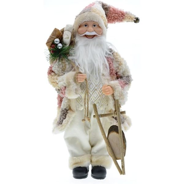 1 Animoitu joulupukki ja rouva Claus - 17,7 tuuman joulupukki ja rouva Claus
