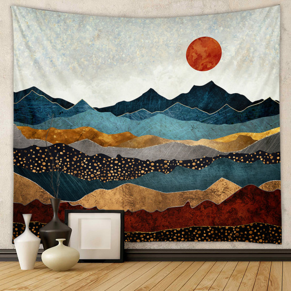 Sunset Forest Nature Landscape Tapestry, home decor(HC-M7)