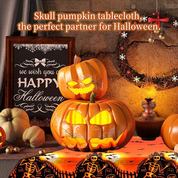 Halloween-duk, plastduk for 2 stykker av Differe