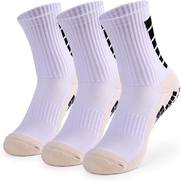 Non-Slip Football Sock, 3 Pairs Men Sports Socks, Set of High Tu