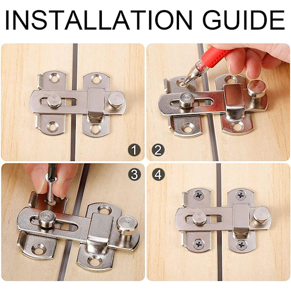 Dør lås, dør lås, hængelås, hasp lås, dør hasp, dør med s