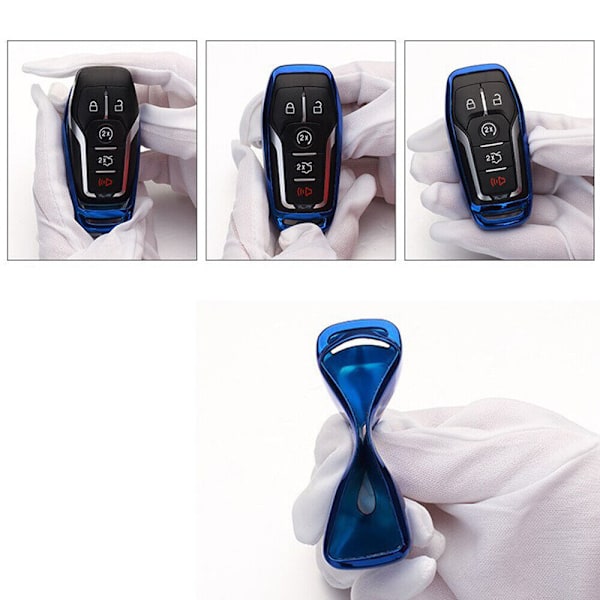Myk TPU-fjernkontrolldeksel for Ford F-150 Explorer Linco