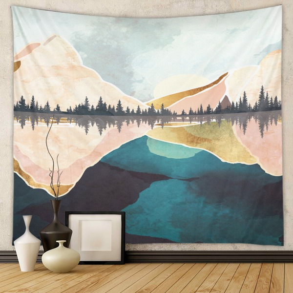 Sunset Forest Nature Landscape Tapestry, home decor(HC-M39)