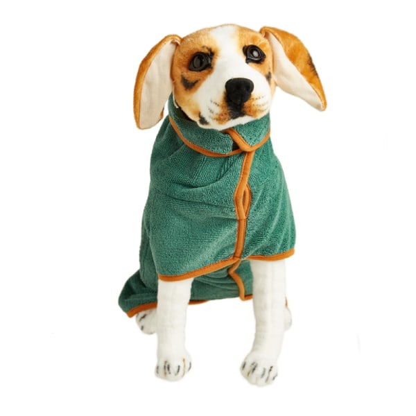 Vihreä koko S 1 kpl Super Absorbent Pet Bathrobe, Quick Dry Pet Bat