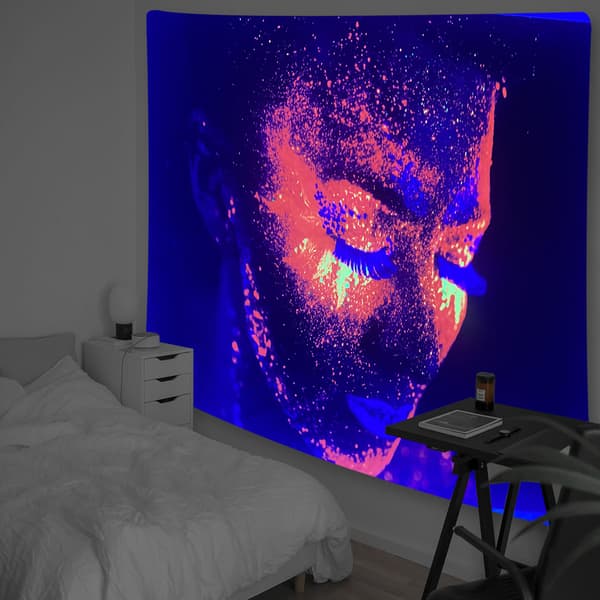 Neon-seinävaate yöpeliin seinälle 150*100cm