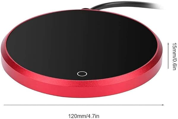 Smart Kaffevarmer Berørings-Termostat Vanntett Coaster Desk War