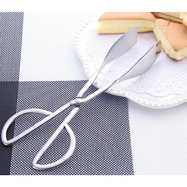 Salladstänger 2-pack Rostfritt Stål Grillmatlagningstänger Kitche