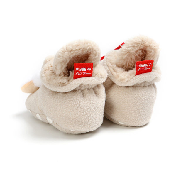 Baby Booties Cozy Fleece Booties Bløde Babysko med Skridsikre S