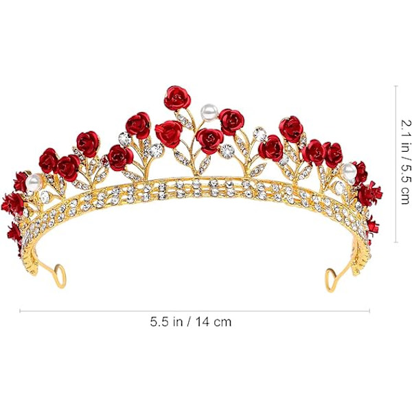 Bröllop Drottning Kronor och Tiaror Rosa Blomma Barock Prins