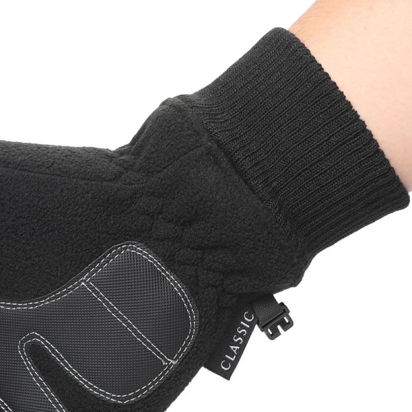 Herre Vinter Ridning Hansker N704 Fleece Tykkere Termiske Hansker