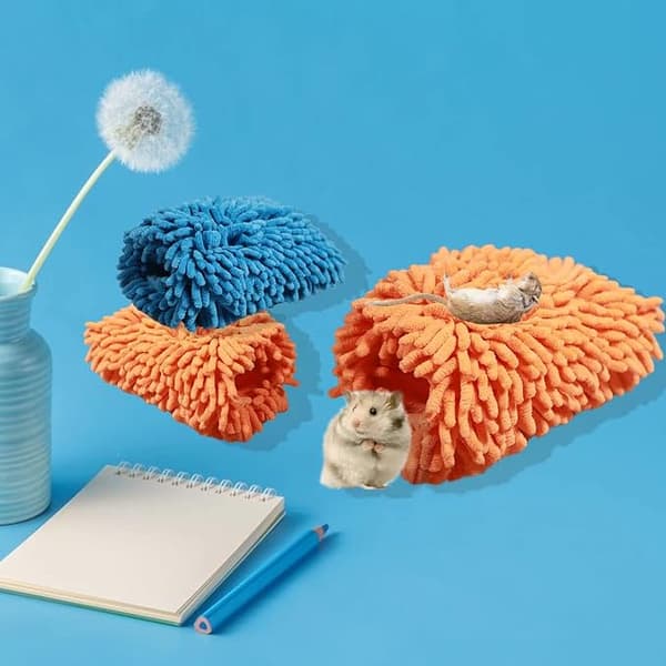 Hamster seng seng, blød hamster seng, lille dyrepude med plast
