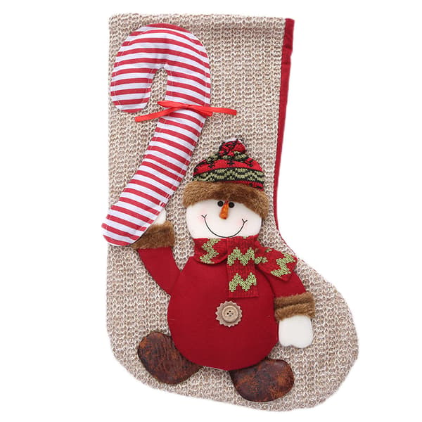 Tre stykker julestrømper, slikstrømper, tilbehør, pynt, julepynt, børnegaver 48*29cm
