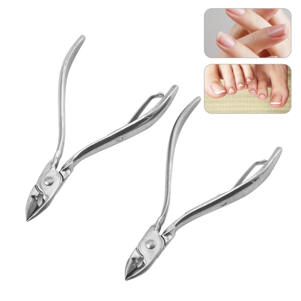 2 pieces of dead skin tweezers Creative eagle nose nail clipper