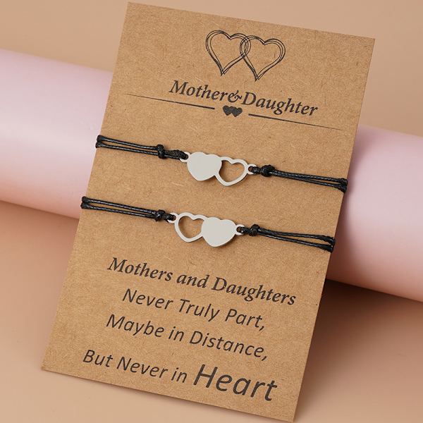2 st Pinky Promise Armband Distans Matchande Armband