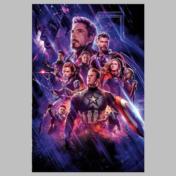5D Diamantmaleri Avengers Serie 2 DIY Fuld Diamant Dekorativ