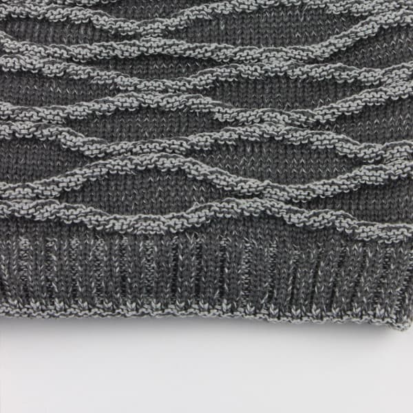 Herr Varm Texturerad Stickad Mössa, 1 Styck