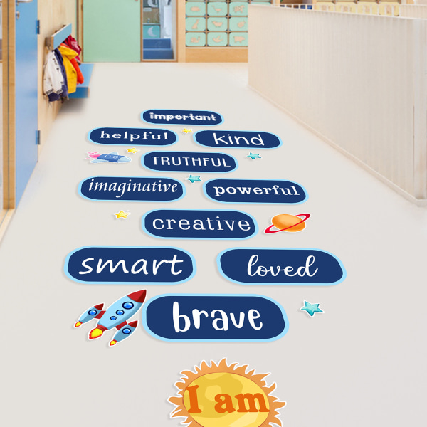 Floor Stickers - Kids Room Wall Stickers - Hopscotch Games​Self