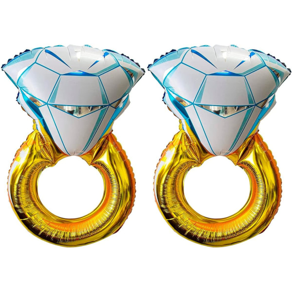 2st guldballongförlovningsring - gigantisk uppblåsbar ballong Dia