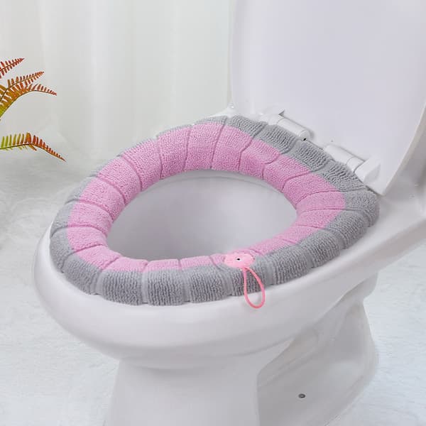 Universal bærbar toiletsæde - 5-delt blødt toiletsæde Cushio