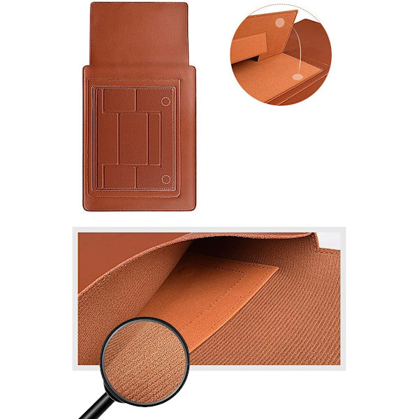 Multifunksjonell datamaskinveske med stativ - blå 14-15.4 inch
