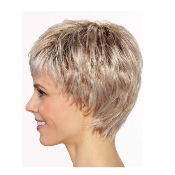 Creamily Blonde Wig Short Natural Female Wigs