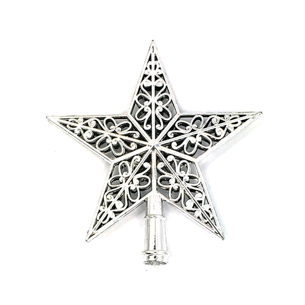 Julgransstjärna 3D Plast Pentagram Julgåva (20cm