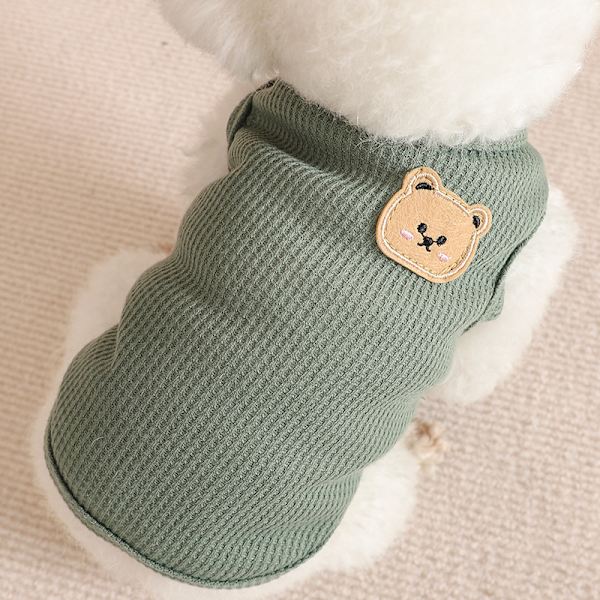 4 stk. Walv Gele Vest Vest Hvalp Kæledyr Tøj Åndbar Slim Teddy