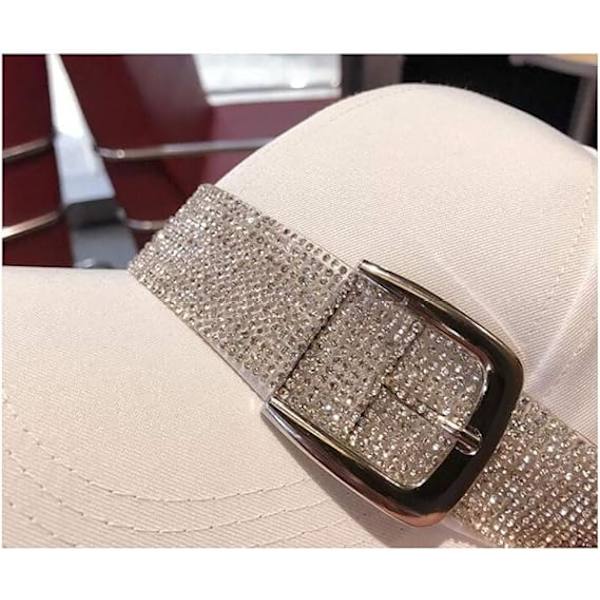 Baseball keps solhattar Casual sportkeps med strassdekor