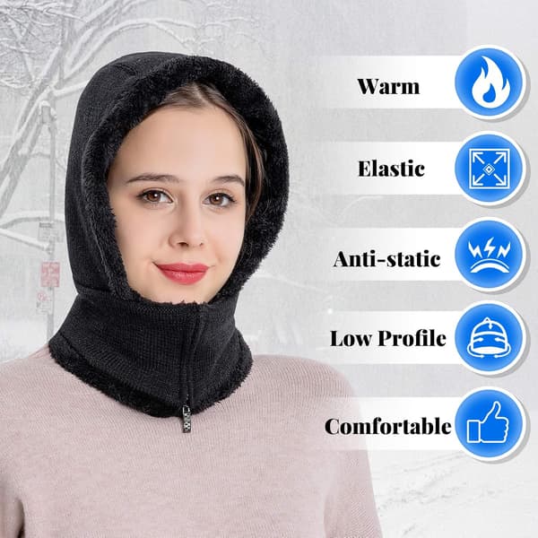 Vintervarm Balaclava-lue, Elastisk Halsvarmer Lue, Ansiktsdekke