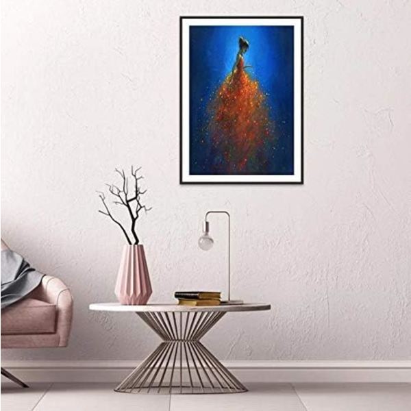 5D DIY Aikuiset Lapset Timanttimaalaussetti Tanssija Täysi Timantti E