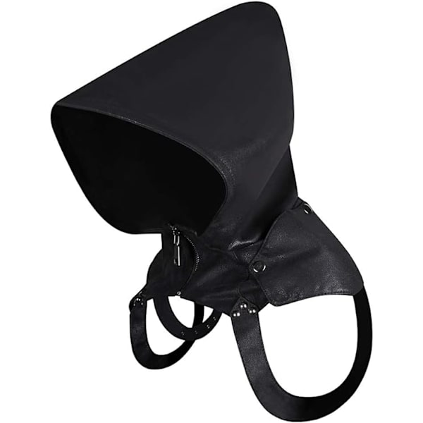 Steampunk Rogue Cowl Hat med justerbara armöglor, unisex vuxen