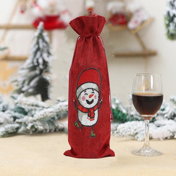 Special Wine Bottle Covers Kit för Julbordsdekoration, S