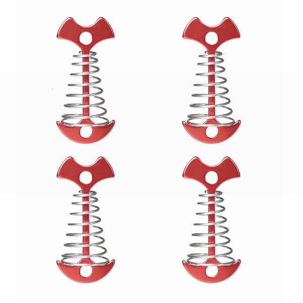 Aluminiumlegering Fishbone Teltstenger, 5 Stykker Deck Ankerstenger