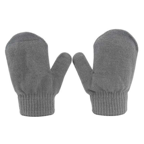 Barnmössa Stickad Tvådelad Baby Fleece Varm Öronskydd