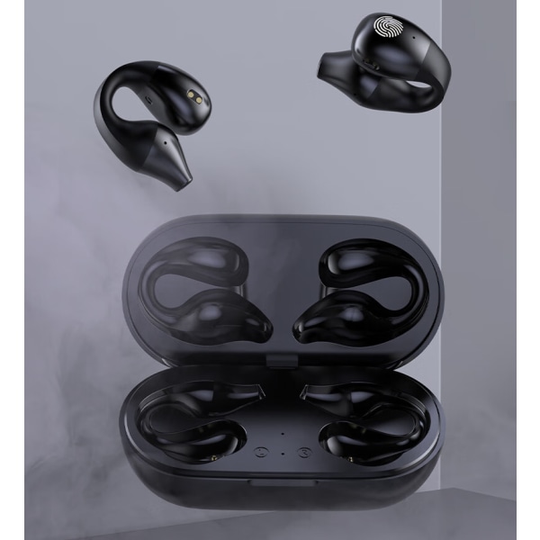 1 delar Sport Bluetooth trådlösa hörlurar Svart, Bluetooth 5