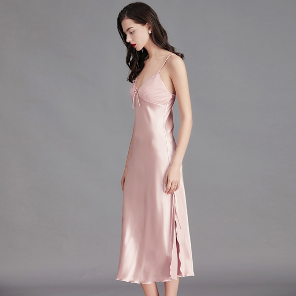 Iso kokoinen camisole-pyjama, jääsilkkinen yöpaita L